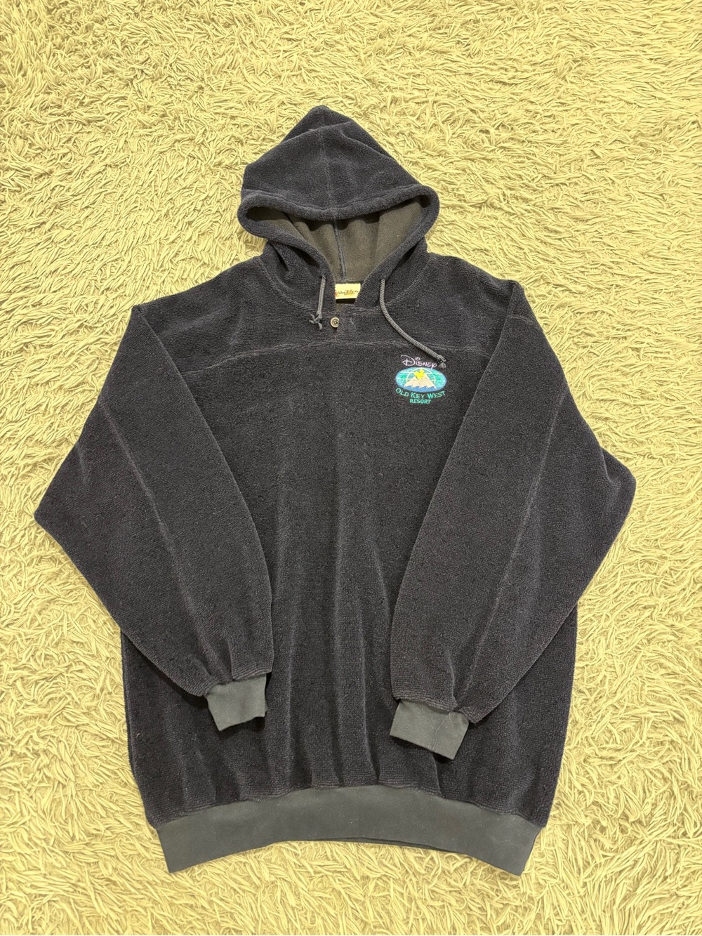 Disney Vacation Club Old Key West Resort Hoodie XL Unisex USA Made Terry Cloth